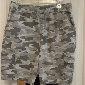 Camouflage Kids Cargo Shorts